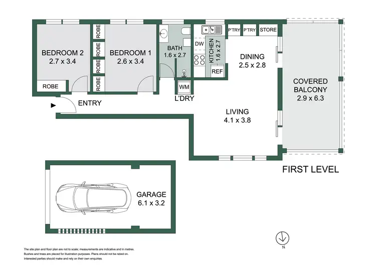 Floorplan of Homely apartment listing, 4/12 Cohen Street, Fairlight NSW 2094