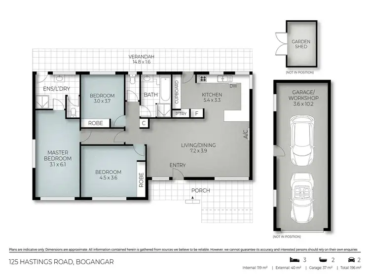 Floorplan of Homely house listing, 125 Hastings Road, Bogangar NSW 2488