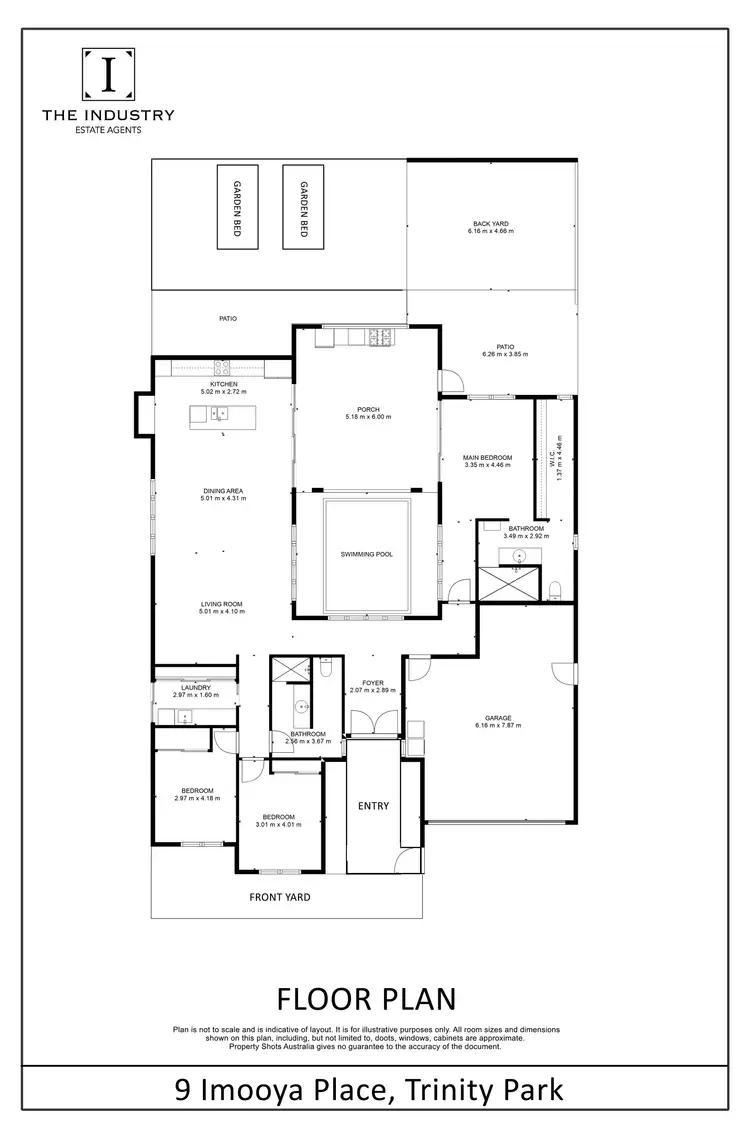 Floorplan of Homely house listing, 9 Imooya Place, Trinity Park QLD 4879