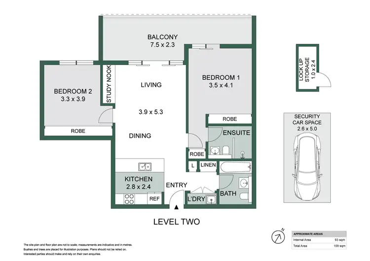 Floorplan of Homely apartment listing, 201s/5 Lardelli Drive, Ryde NSW 2112