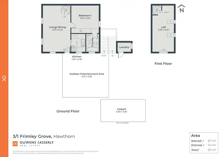 Floorplan of Homely unit listing, 3/1 Frimley Grove, Hawthorn SA 5062