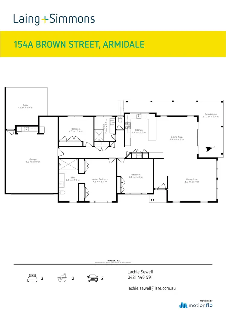 Floorplan of Homely unit listing, 154a Brown Street, Armidale NSW 2350