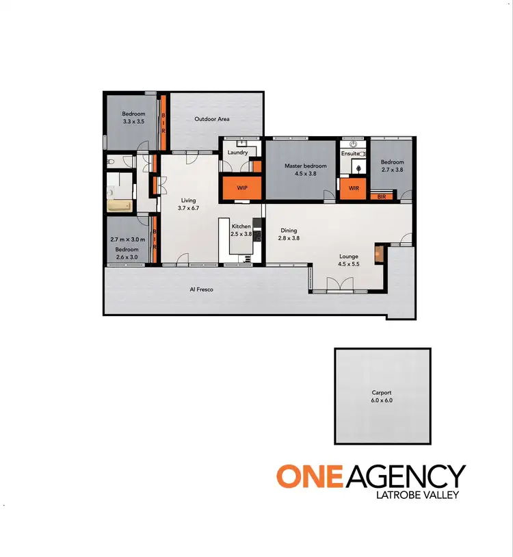 Floorplan of Homely house listing, 8 Fairway Drive, Yallourn VIC 3825