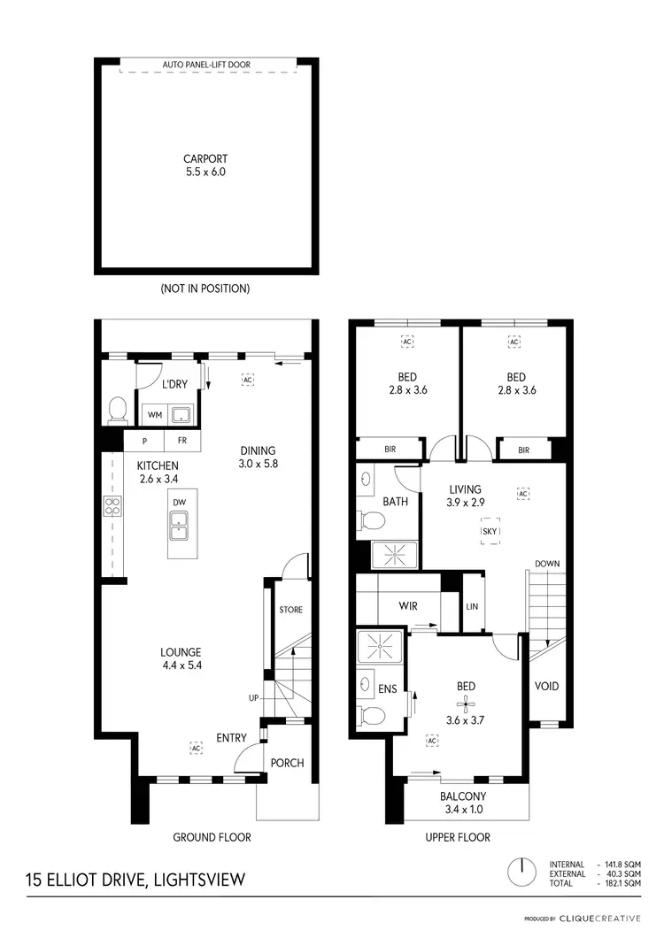 Floorplan of Homely house listing, 15 Elliot Drive, Lightsview SA 5085