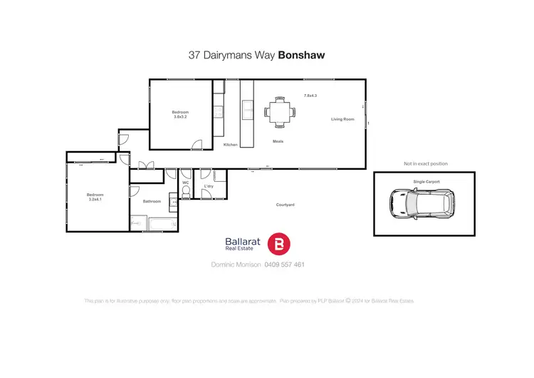 Floorplan of Homely house listing, 37 Dairymans Way, Bonshaw VIC 3352