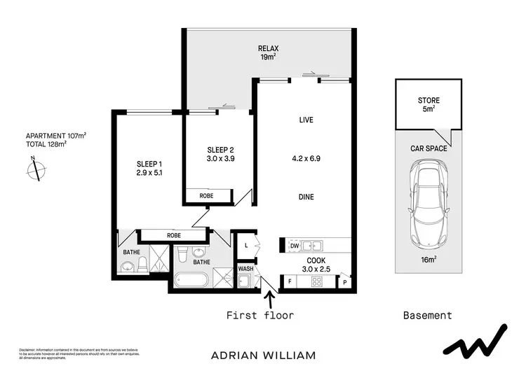 Floorplan of Homely apartment listing, 15/90-94 Riverview Road, Earlwood NSW 2206