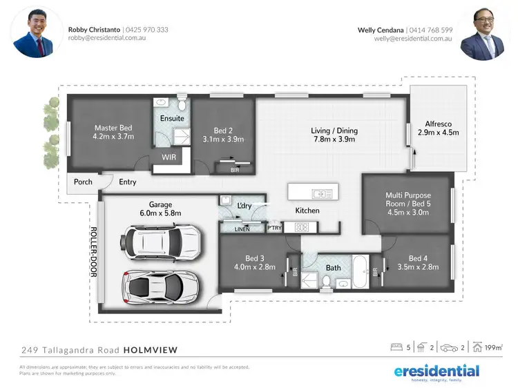 Floorplan of Homely house listing, 249 Tallagandra Road, Holmview QLD 4207