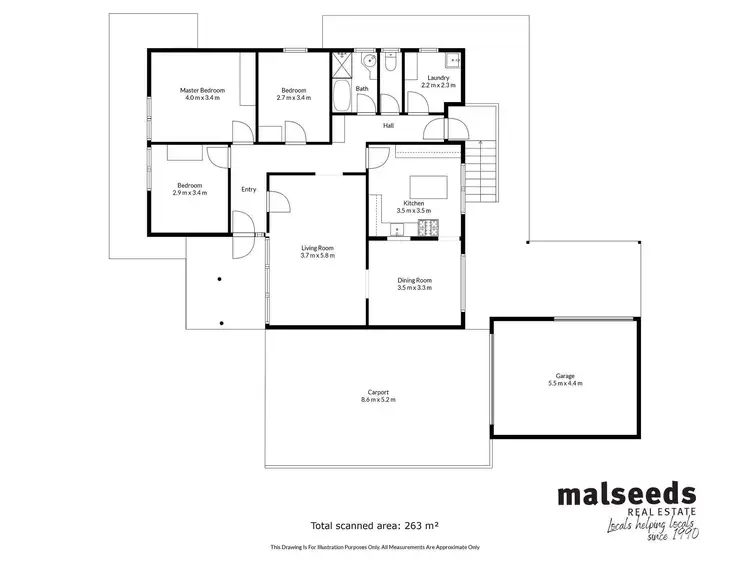 Floorplan of Homely house listing, 12 McIntosh Street, Mount Gambier SA 5290