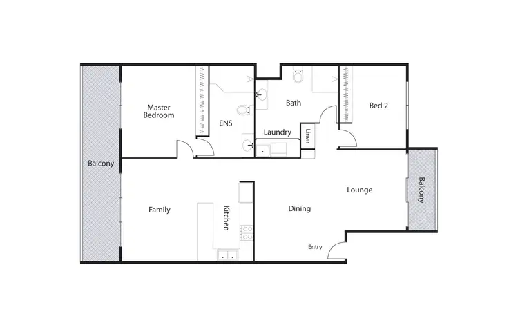 Floorplan of Homely apartment listing, 68/14 Boolee Street, Reid ACT 2612