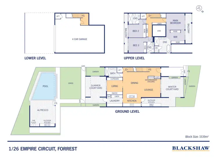 Floorplan of Homely townhouse listing, 1/26 Empire Circuit, Forrest ACT 2603