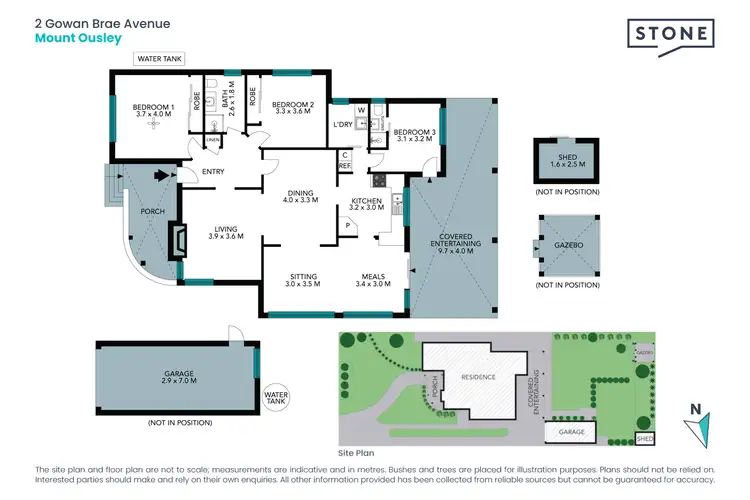 Floorplan of Homely house listing, 2 Gowan Brae Avenue, Mount Ousley NSW 2519