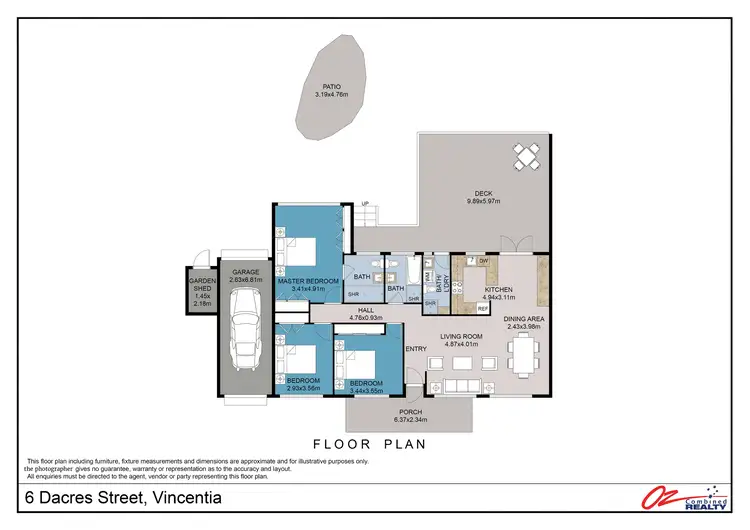 Floorplan of Homely house listing, 6 Dacres Street, Vincentia NSW 2540