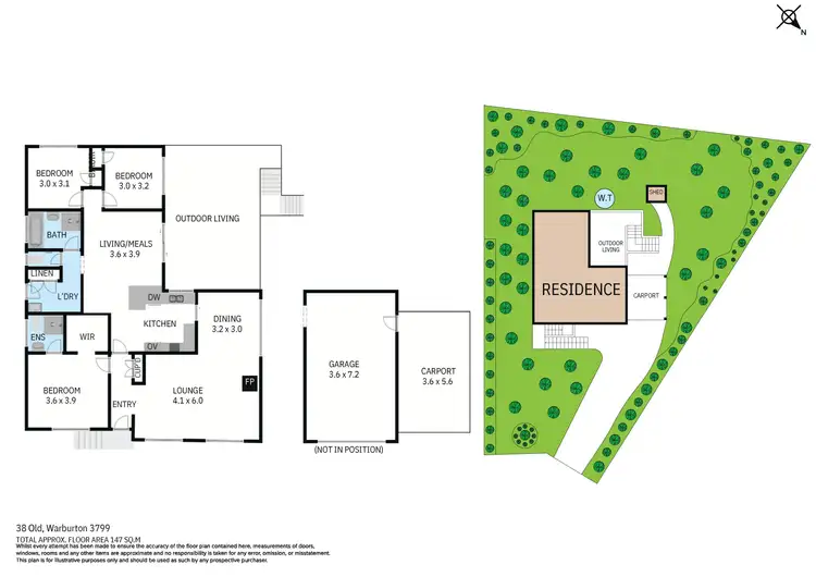 Floorplan of Homely house listing, 38 Old Warburton Road, Warburton VIC 3799