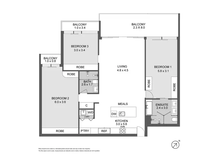 Floorplan of Homely apartment listing, 104/8 Anchor Place, Safety Beach VIC 3936
