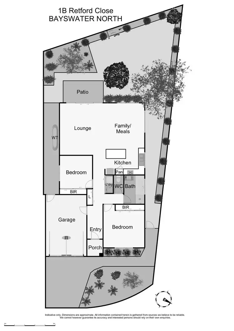 Floorplan of Homely unit listing, 1B Retford Close, Bayswater North VIC 3153
