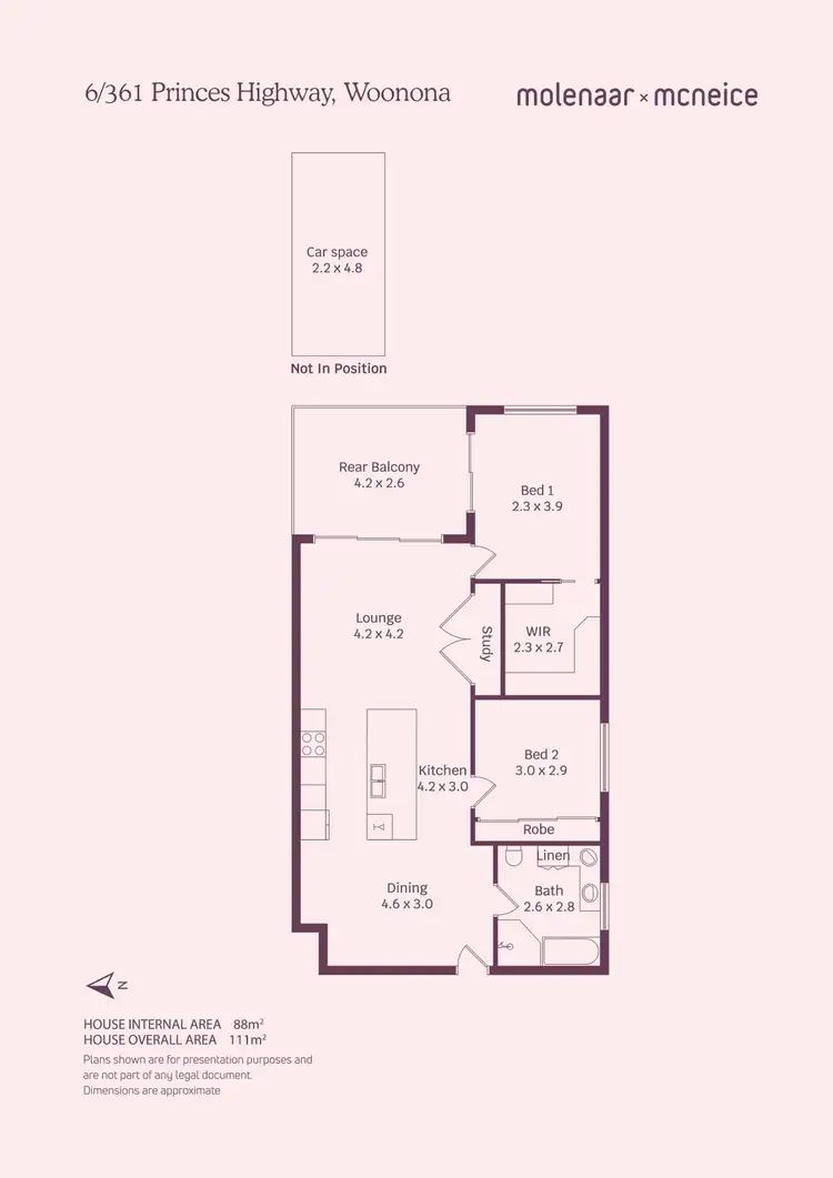 Floorplan of Homely unit listing, 6/361 Princes Highway, Woonona NSW 2517