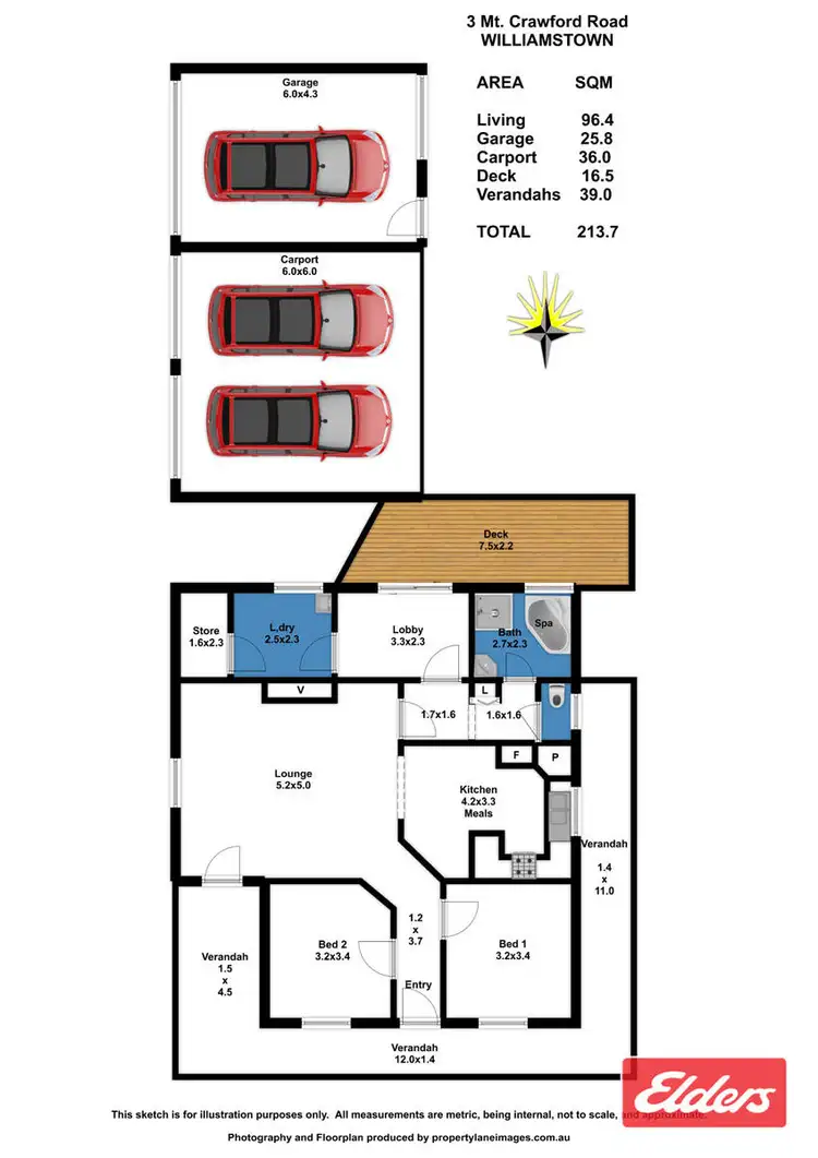 Floorplan of Homely house listing, 3 Mount Crawford Road, Williamstown SA 5351