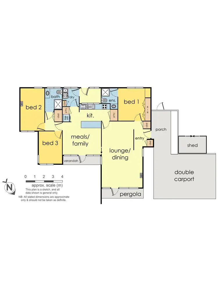 Floorplan of Homely house listing, 3 Exford Place, Donvale VIC 3111