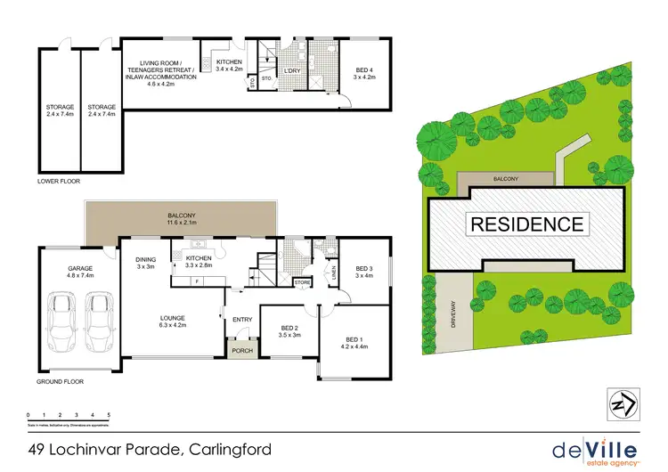 Floorplan of Homely house listing, 49 Lochinvar Parade, Carlingford NSW 2118