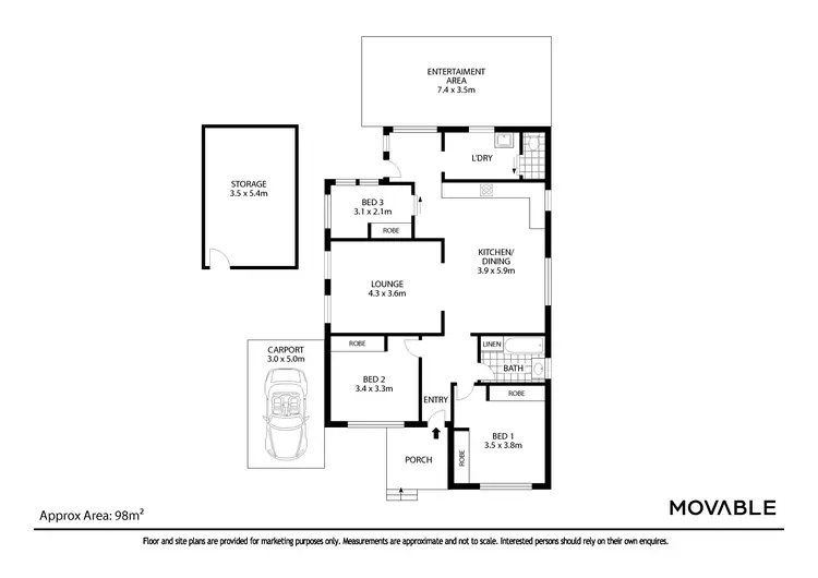 Floorplan of Homely house listing, 13 Vickers Street, Mayfield West NSW 2304