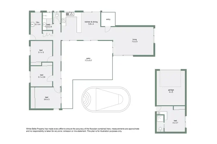 Floorplan of Homely house listing, 5-9 Trochus Close, Trinity Beach QLD 4879