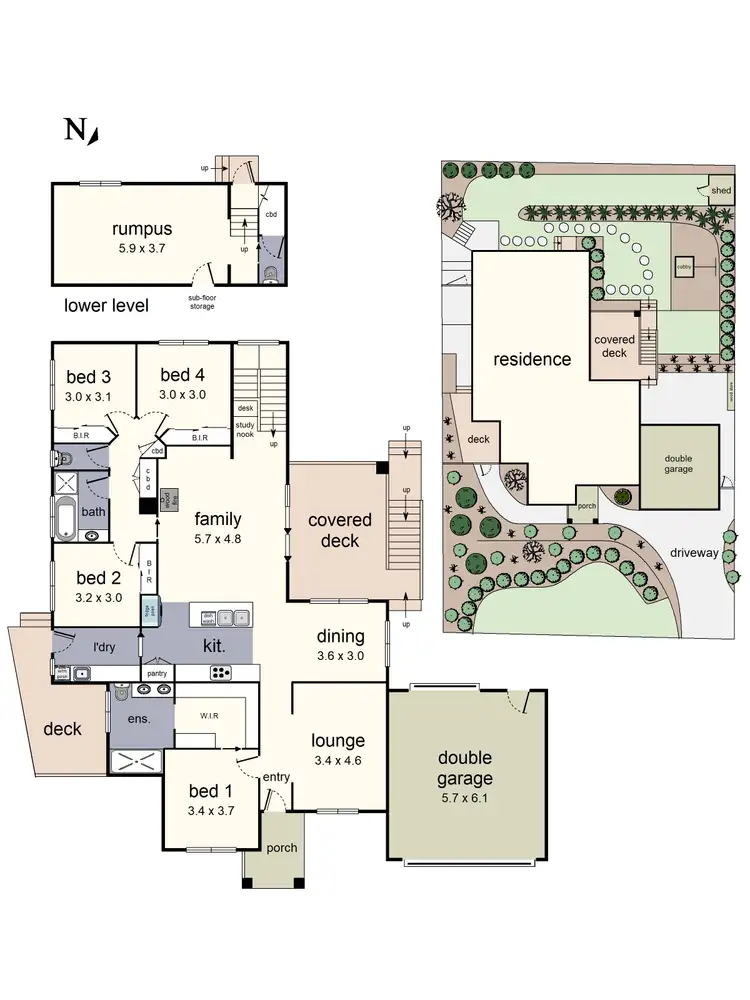 Floorplan of Homely house listing, 12 Heritage Drive, Lilydale VIC 3140