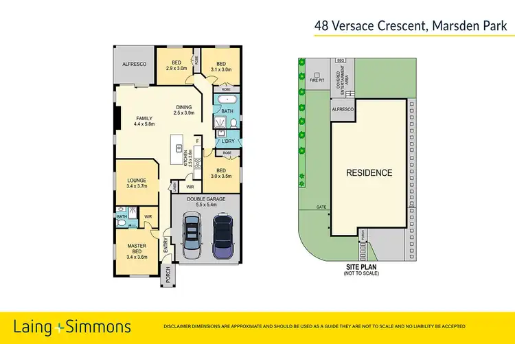 Floorplan of Homely house listing, 48 Versace Crescent, Marsden Park NSW 2765