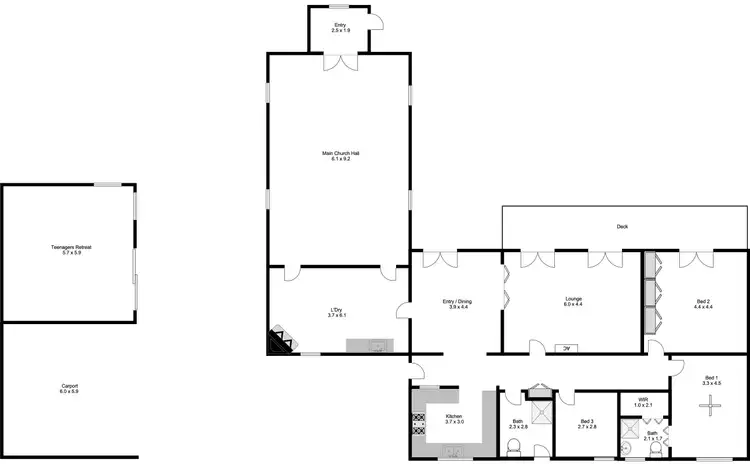 Floorplan of Homely house listing, 2495 Chilmans Road, Butler SA 5605