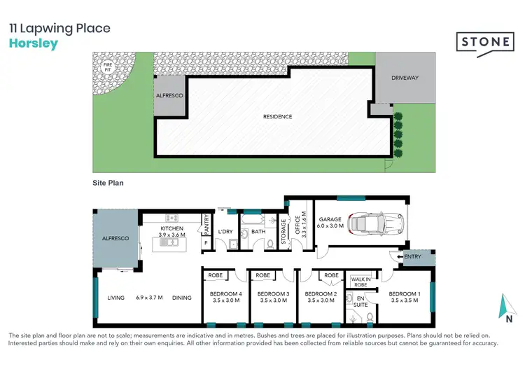 Floorplan of Homely house listing, 11 Lapwing Place, Horsley NSW 2530
