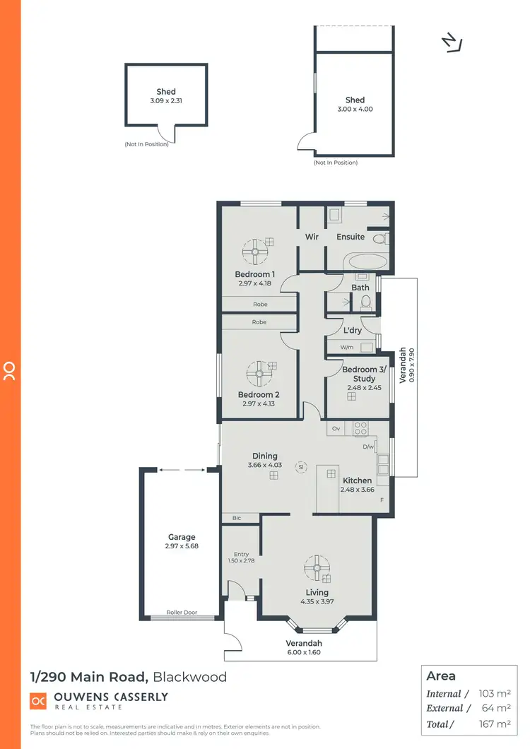 Floorplan of Homely house listing, 1/290 Main Road, Blackwood SA 5051