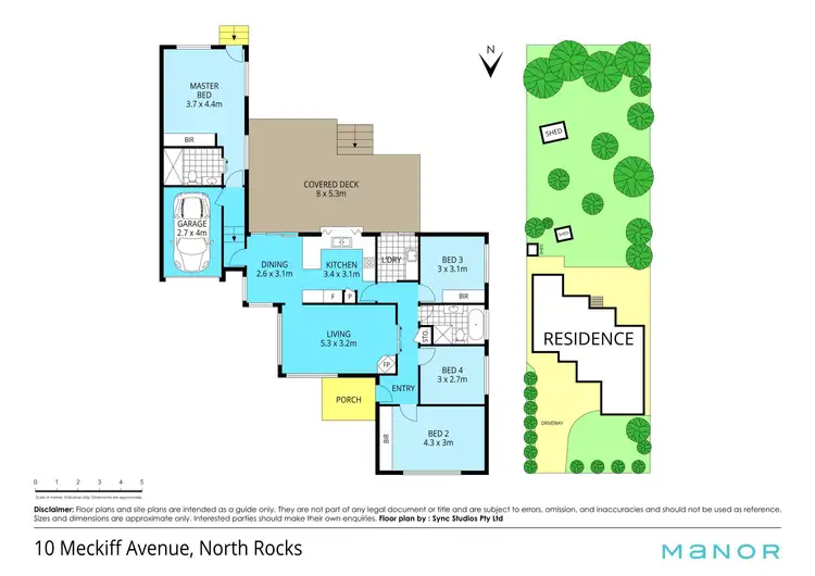 Floorplan of Homely house listing, 10 Meckiff Avenue, North Rocks NSW 2151