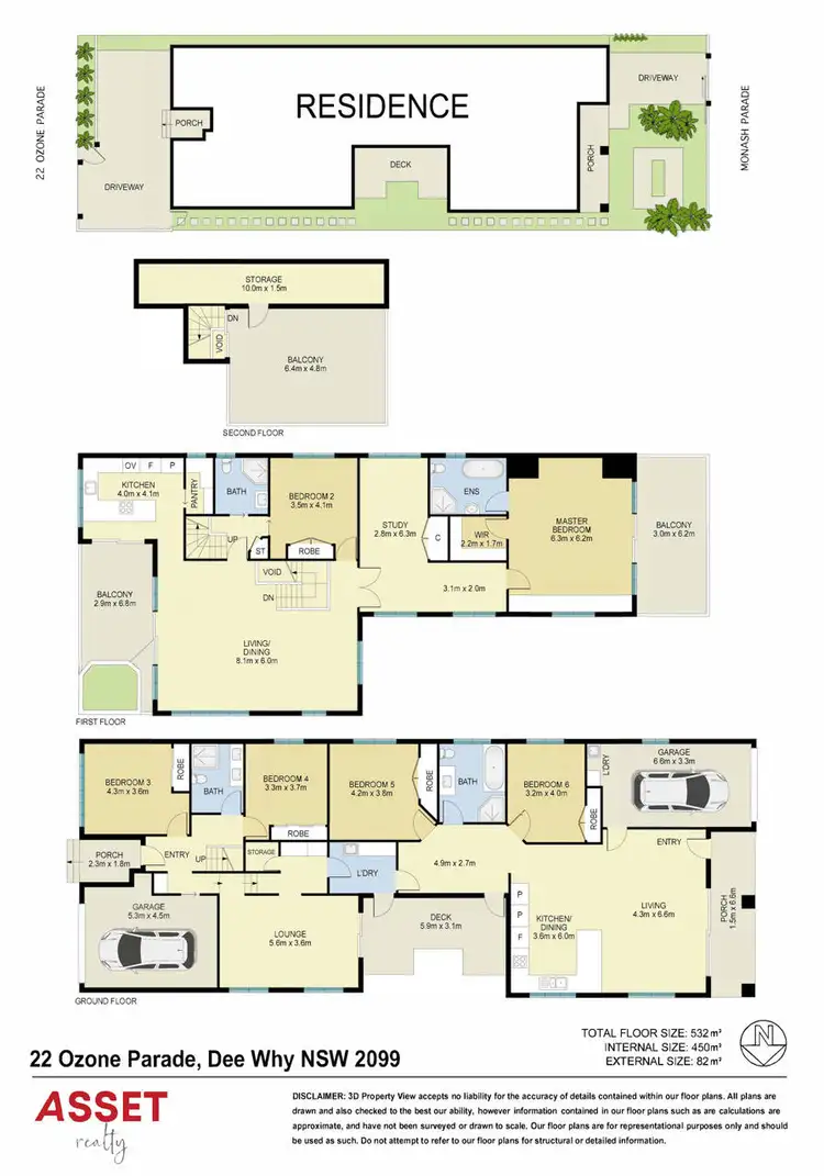 Floorplan of Homely house listing, 22 Ozone Parade, Dee Why NSW 2099