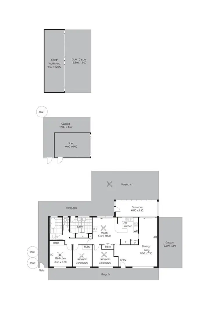 Floorplan of Homely house listing, 162 Sunny Hill School Road, Lochiel SA 5510