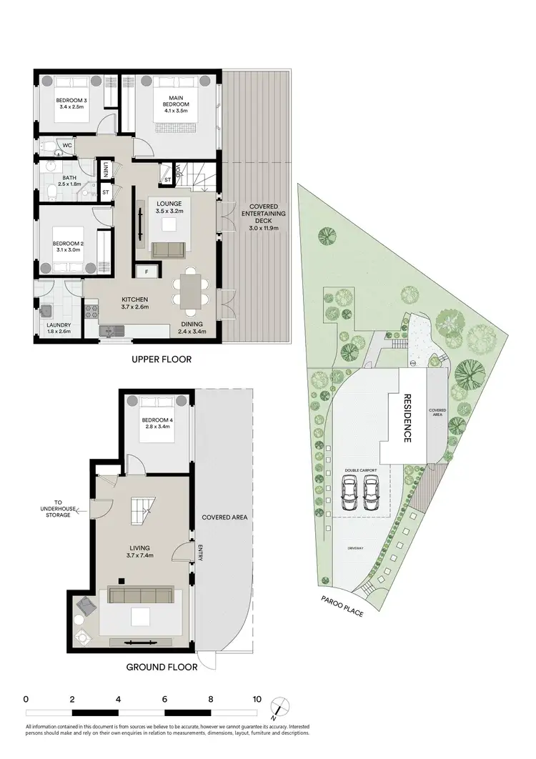 Floorplan of Homely house listing, 8 Paroo Place, Hornsby Heights NSW 2077
