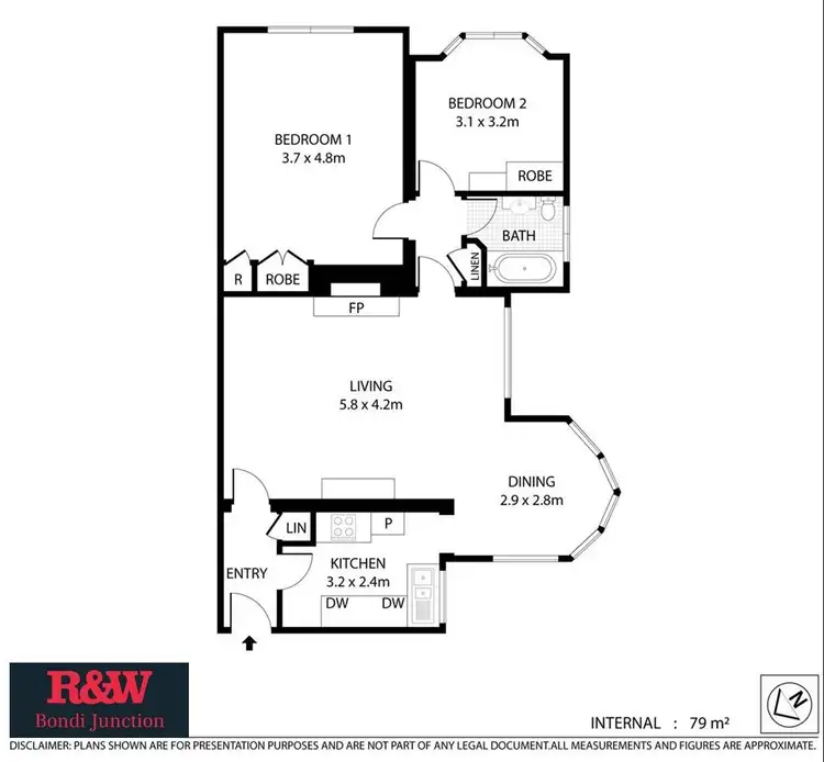 Floorplan of Homely apartment listing, 12/22 Greenoaks Avenue, Double Bay NSW 2028