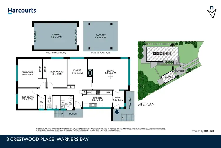Floorplan of Homely house listing, 3 Crestwood Place, Warners Bay NSW 2282