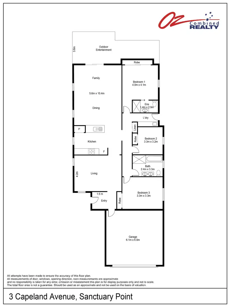 Floorplan of Homely house listing, 3 Capeland Avenue, Sanctuary Point NSW 2540