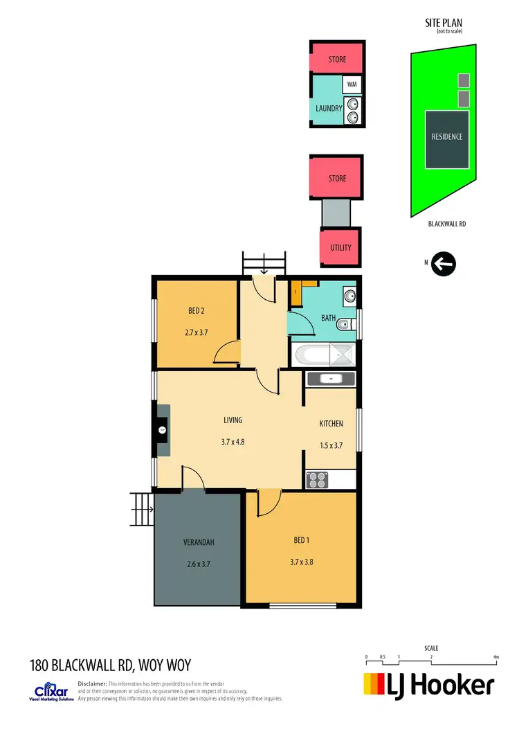 Floorplan of Homely house listing, 180 Blackwall Road, Woy Woy NSW 2256