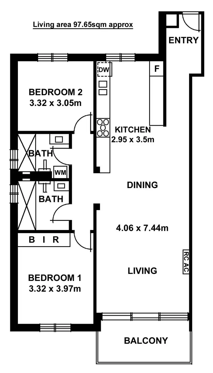 Floorplan of Homely unit listing, 5/150 Strangways Terrace, North Adelaide SA 5006