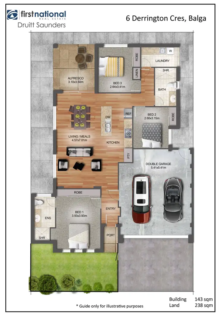 Floorplan of Homely villa listing, 6 Derrington Crescent, Balga WA 6061