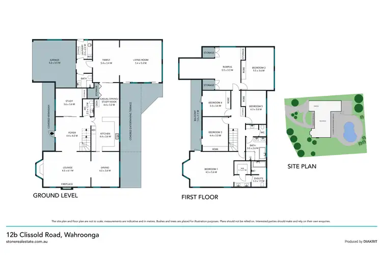 Floorplan of Homely house listing, 12b Clissold Road, Wahroonga NSW 2076