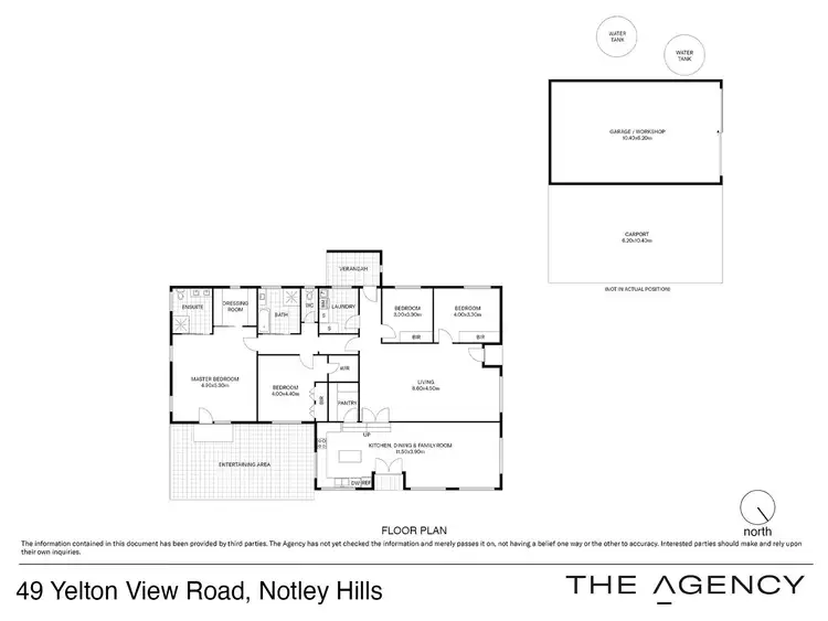 Floorplan of Homely rural property listing, 49 Yelton View Road, Notley Hills TAS 7275