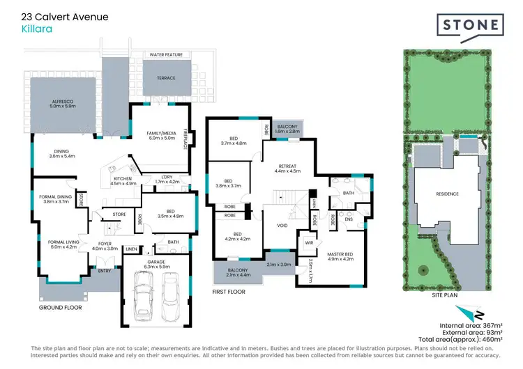 Floorplan of Homely house listing, 23 Calvert Avenue, Killara NSW 2071