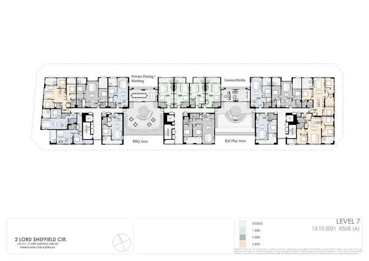 Floorplan of Homely studio listing, 410/2B Lord Sheffield Circuit, Penrith NSW 2750