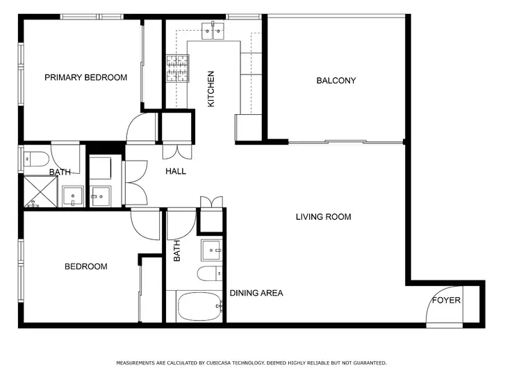 Floorplan of Homely apartment listing, 303/75 Second Avenue, Campsie NSW 2194