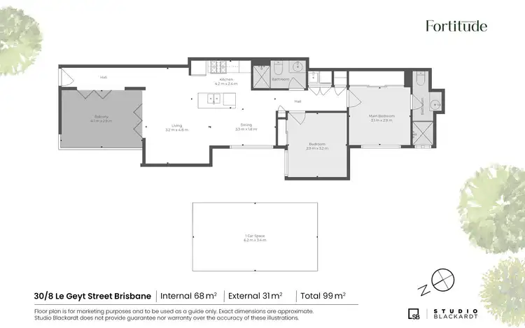 Floorplan of Homely unit listing, 8/30 Le Geyt Street, Windsor QLD 4030