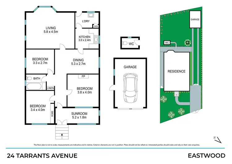 Floorplan of Homely house listing, 24 Tarrants Avenue, Eastwood NSW 2122