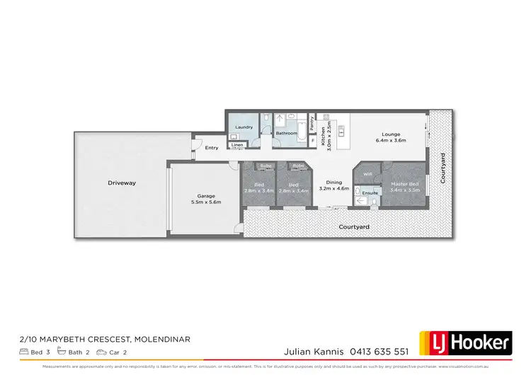 Floorplan of Homely house listing, 2/10 Marybeth Crescent, Molendinar QLD 4214