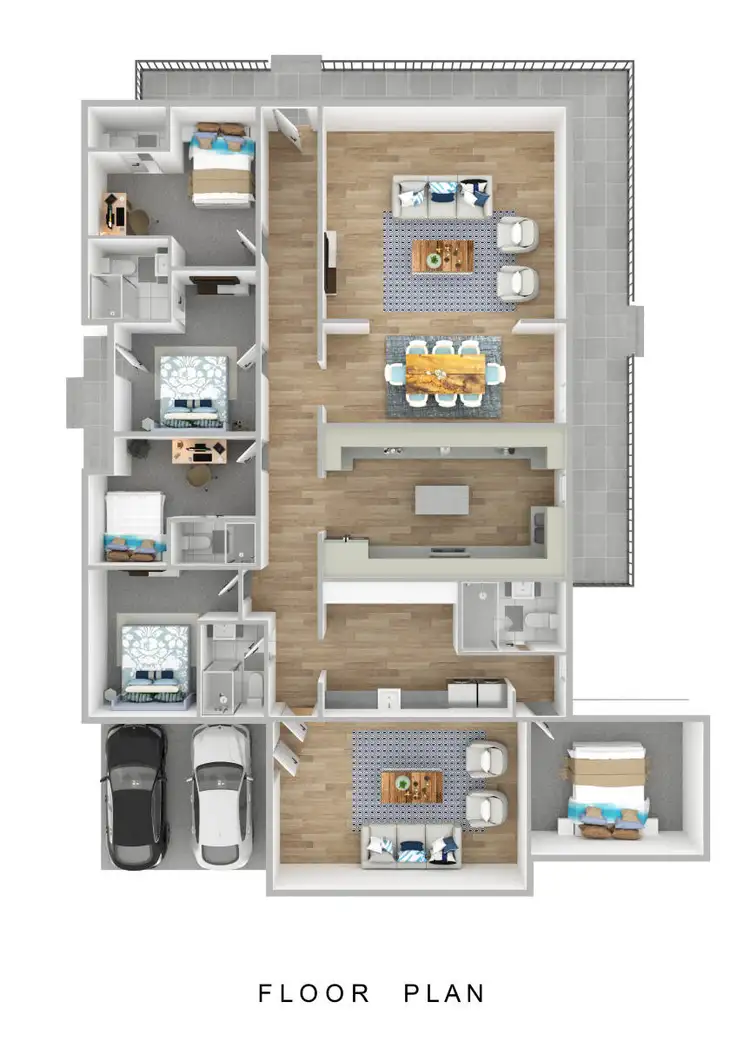 Floorplan of Homely rural property listing, 58 Rodger Street, Chinchilla QLD 4413