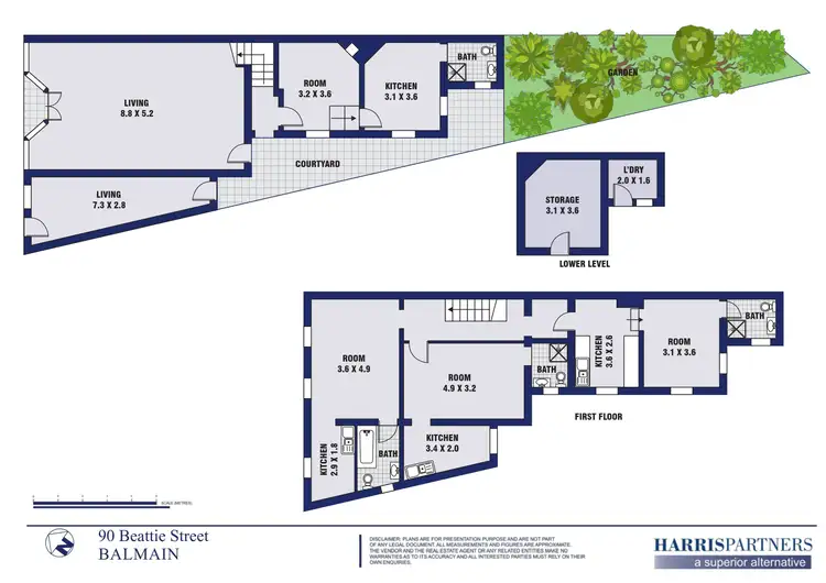 Floorplan of Homely house listing, 90 Beattie Street, Balmain NSW 2041